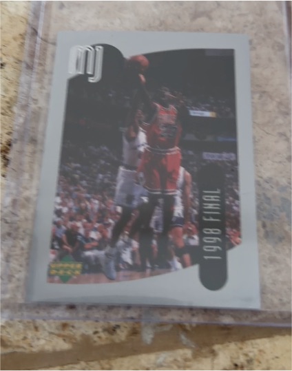 1998 Upper Deck MJ Sticker #57 Michael Jordan — front