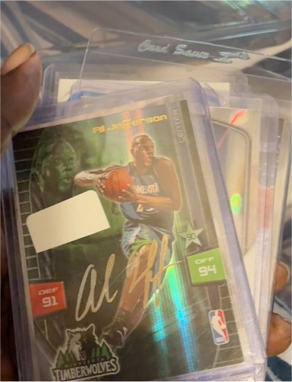 2009-10 Panini Adrenalyn XL #NNO Al Jefferson Extra Signature — front