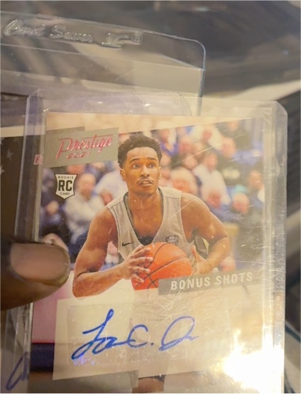 2020-21 Panini Prestige Bonus Shots # Tre Jones — front