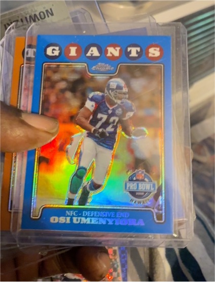 2008 Topps Chrome #TC138 Osi Umenyiora — front