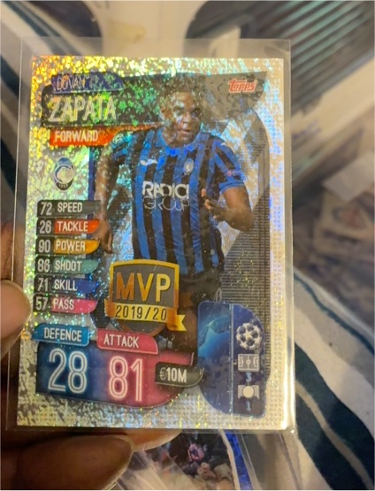 2019-20 Topps Match Attax UEFA Champions League #C ATA 12 Duvan Zapata — front