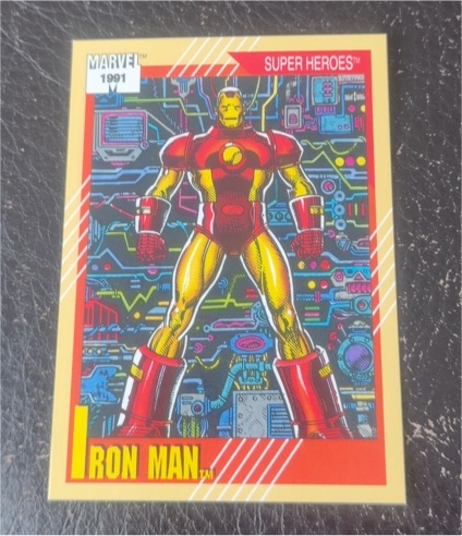 1991 Impel Marvel Universe Series 2 #13 Iron Man — front