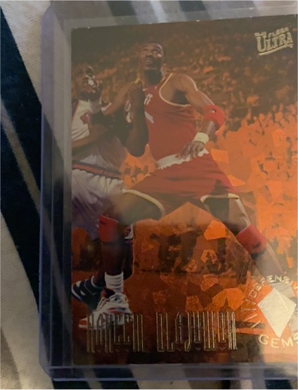 1994-95 Fleer Ultra #2 Hakeem Olajuwon Defensive Gems — front