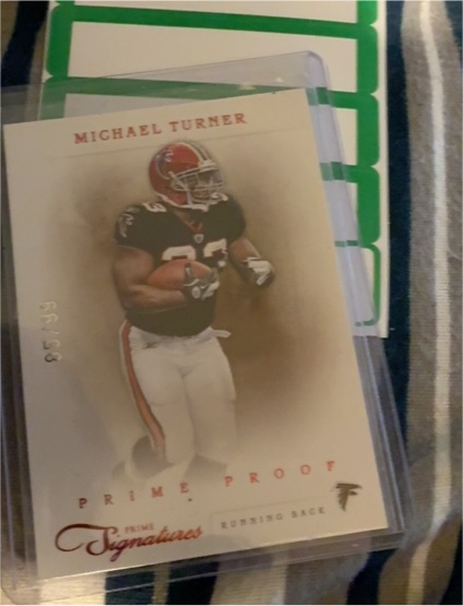 2011 Panini Prime Signatures Prime Proof Red #125 Michael Turner — front