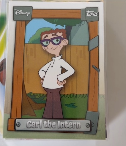 2026 Topps Disney Neon #P&F-17 Carl the Intern — front