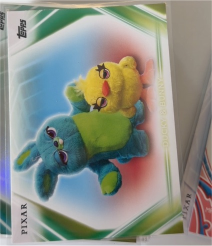 2026 Topps Disney Neon #36 Ducky & Bunny — front