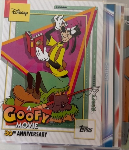 2026 Topps Disney Neon A Goofy Movie 30th Anniversary Insert #AGM-9 Goofy — front