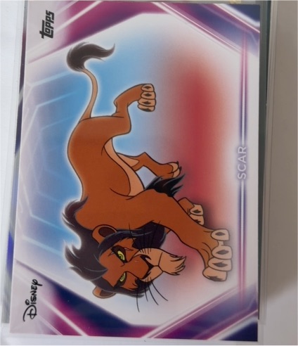 2026 Topps Disney Neon #43 Scar — front