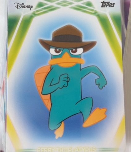 2026 Topps Disney Neon #5 Perry the Platypus — front