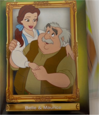 2026 Topps Disney Neon #FF-13 Belle & Maurice — front