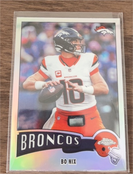 2025 Topps Chrome #1975-11 Bo Nix — front