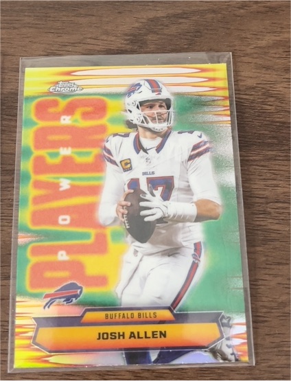 2025 Topps Chrome Power Players #PP-2 Josh Allen — front