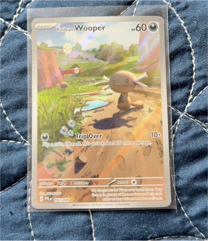 2025 Pokémon #102 Wooper — front