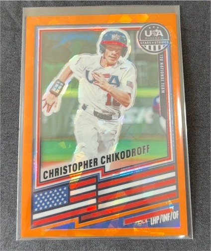 2026 Panini Stars & Stripes Prizm #17 Christopher Chikodroff — front