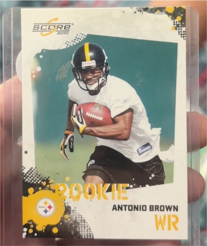 2010 Panini Score #307 Antonio Brown Rookie — front