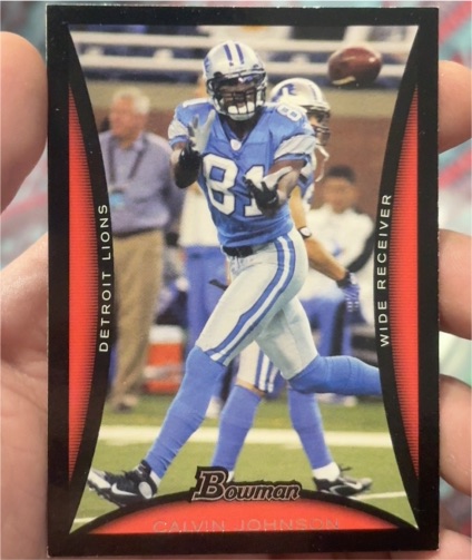 2008 Bowman #80 Calvin Johnson — front