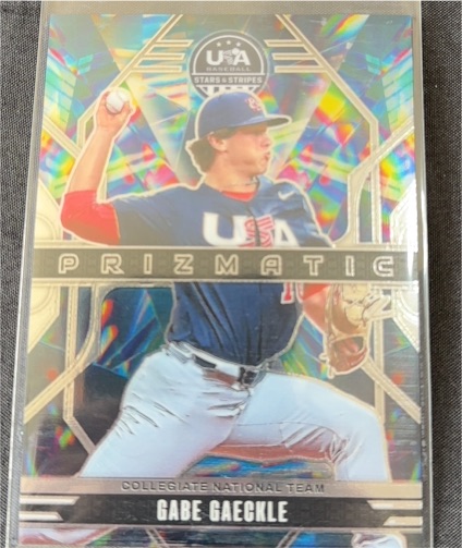 2026 Panini Stars & Stripes Prizmatic #4 Gabe Gaeckle — front