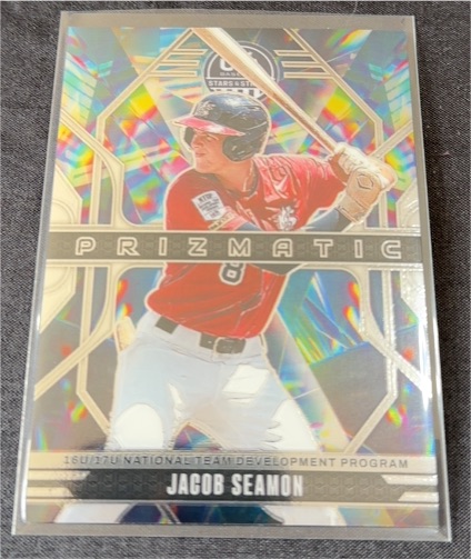 2026 Panini USA Stars & Stripes Prizmatic #16 Jacob Seamon — front