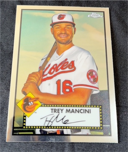 2021 Topps Chrome Platinum Anniversary #131 Trey Mancini — front