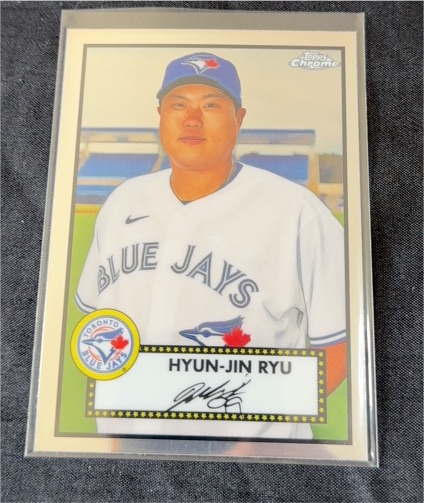 2021 Topps Chrome Platinum Anniversary #332 Hyun-Jin Ryu — front