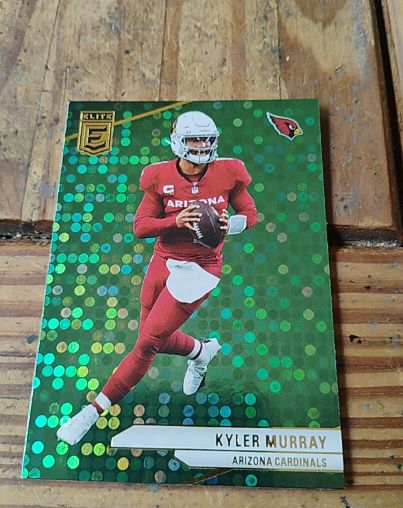 2024 Panini Donruss Elite #32 Kyler Murray Green Disco Arizona Cardinals — front