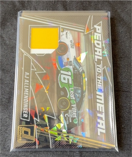 2025 Donruss Racing Pedal to the Metal #PM-AJA AJ Allmendinger — front