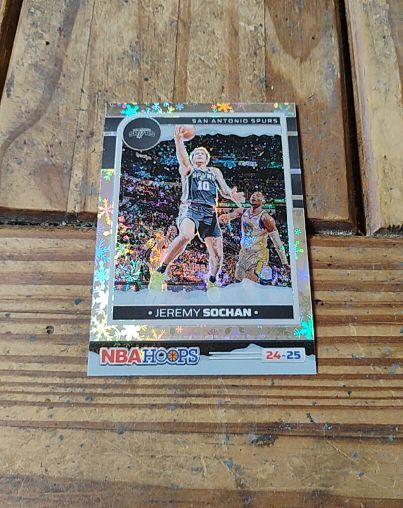 2024-25 Panini NBA Hoops #24-25 Jeremy Sochan — front