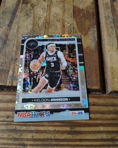 2024-25 Panini NBA Hoops #24-25 Keldon Johnson — front