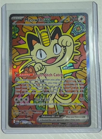 2019 Pokémon TCG Perfect Order #121 Meowth EX — front