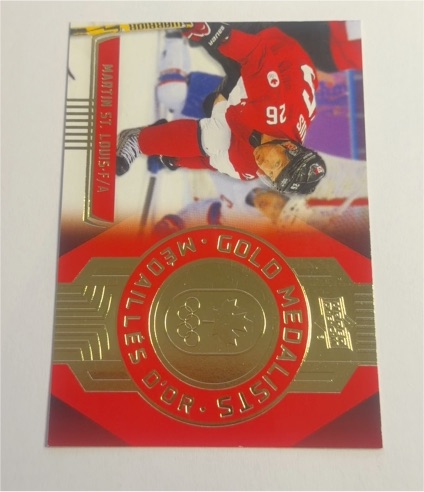 2025-26 Upper Deck Tim Hortons Team Canada Gold Medalists #GM-9 Martin St. Louis — front