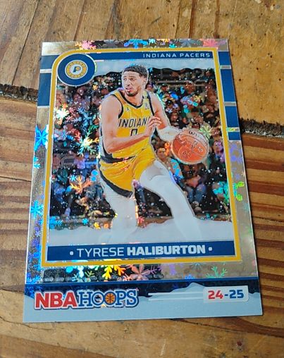2024-25 Panini NBA Hoops #104 Tyrese Haliburton — front