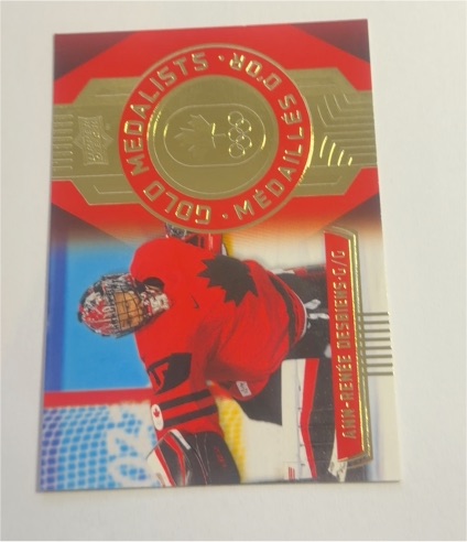 2025-26 Upper Deck Tim Hortons Team Canada Gold Medalist #GM15 Ann-Renee Desbiens — front