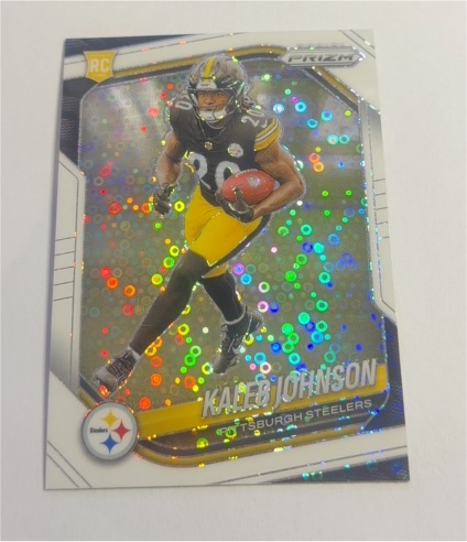 2025 Panini Prizm #375 Kaleb Johnson — front
