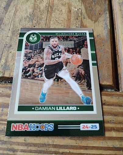 2024-25 Panini NBA Hoops #24-25 Damian Lillard — front