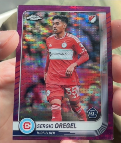 2025 Topps Chrome MLS #81 Sergio Oregel — front