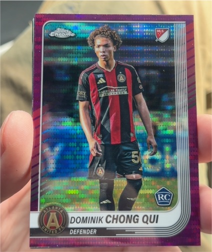 2025 Topps Chrome MLS #71 Dominik Chong Qui — front
