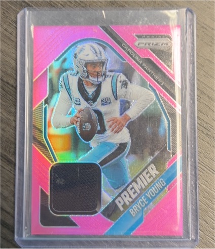 2025 Panini Prizm Premier Jerseys #PJY-BYG Bryce Young — front