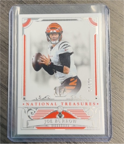 2025 Panini National Treasures #19 Joe Burrow — front
