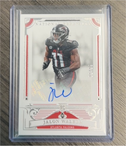 2025 Panini National Treasures #109 Jalon Walker — front