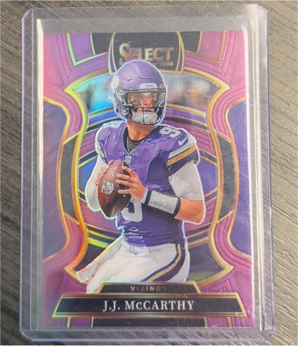 2025 Panini Select #63 J.J. McCarthy — front