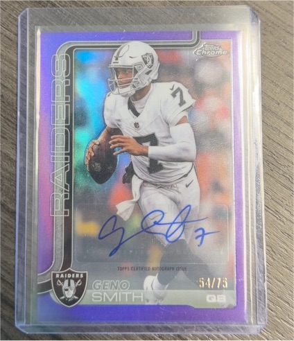 2025 Topps Chrome #64 Geno Smith — front