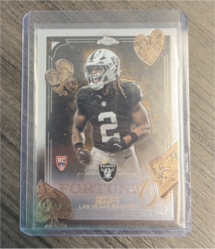 2025 Topps Chrome #F15-24 Ashton Jeanty — front