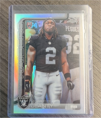 2025 Topps Chrome #322 Ashton Jeanty — front
