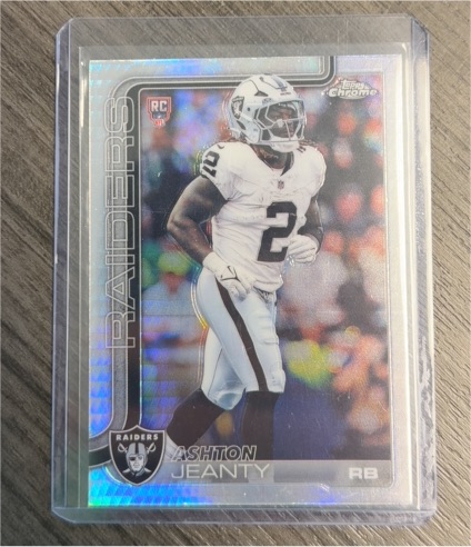 2025 Topps Chrome #322 Ashton Jeanty — front