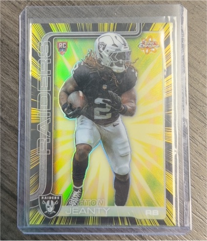 2025 Topps Chrome #322 Ashton Jeanty — front