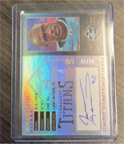 2023 Panini Limited Membership #MEM-JKE Jevon Kearse — front