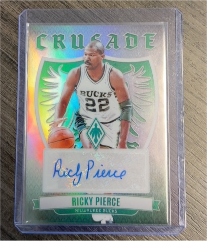 2023-24 Panini Phoenix Crusade Signatures #CS-RPM Ricky Pierce — front