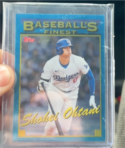 2024 Topps Baseball's Finest Shohei Ohtani — front