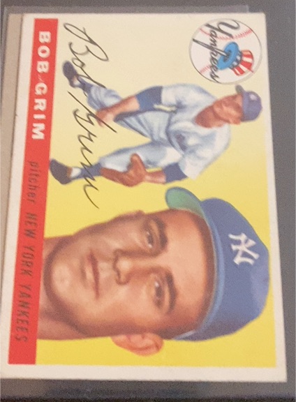 1955 Topps #80 Bob Grim — front