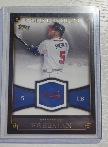 2012 Topps Gold Futures #GF-4 Freddie Freeman — front